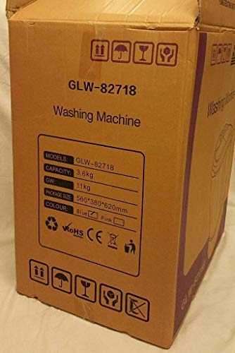 LEISURE DIRECT, TWIN PORTABLE 230V 3.6KG WASHING MACHINE FOR FLATS HOME SMALL KITCHEN SPIN DRYER