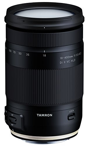TAMRON, Tamron 18 - 400 mm f3.5-6.3 Di II VC HLD Lens for Canon - Black, B028E