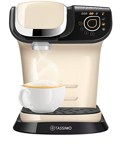 Tassimo, Tassimo Bosch My Way 2 TAS6507GB Coffee Machine, 1500 Watt, 1.3 Litre - Cream