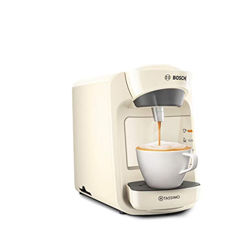Tassimo, Tassimo by Bosch Suny 'Special Edition' TAS3107GB Coffee Machine,1300 Watt, 0.8 Litre - Cream