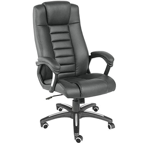 TecTake, TecTake 400585 Executive Office Chair Business Imitation Leather Ergonomic Design + TILT Lock Mechanism