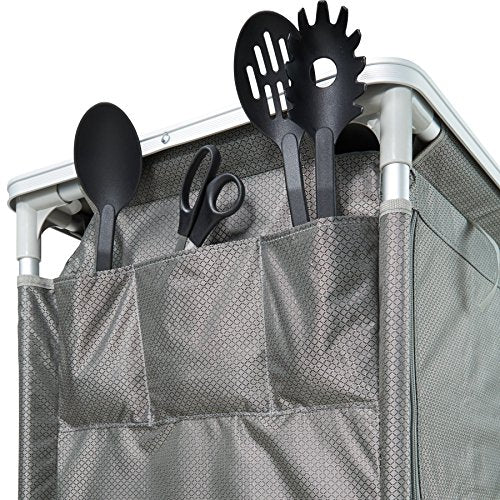 TecTake, TecTake 800585 - Camping Kitchen Aluminium, Easy to assemble, Lightweight - different Models (Type 4 | No. 402922)