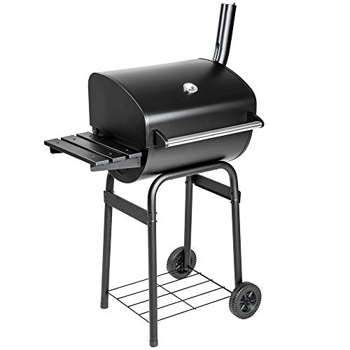 TecTake, TecTake BBQ Charcoal barbecue smoker with heat indicator - different models - (Smoker model 2 (small 401172))