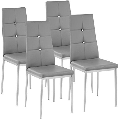 TecTake, TecTake Set of 4 Dining Chairs 40x42x97cm