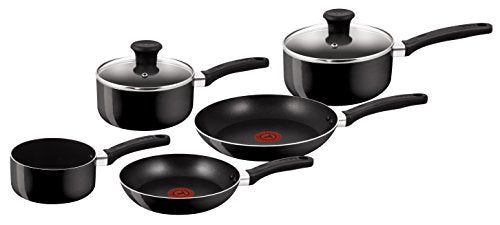 Tefal, Tefal Delight Cookware Set - Black, 5 Pieces