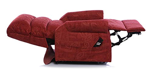 Morris Living, The Augusta - Dual Motor Riser Recliner Mobility Chair in Soft Fabric Finish - Terracotta