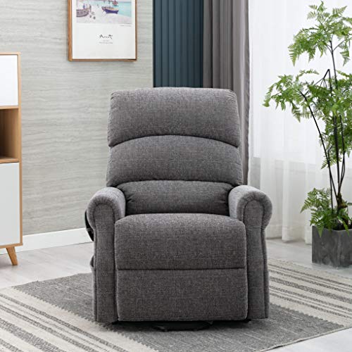 Elite Care, The Clayton Dual Motor Electric Rise and Recliner Mobility Chair with USB Charging Port in handset - Choice of Colours (Grey)