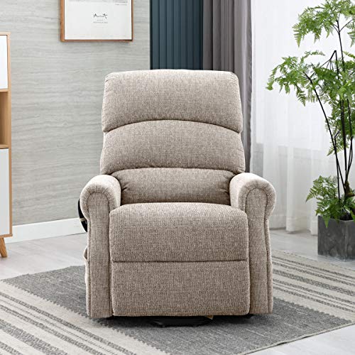 Elite Care, The Clayton Dual Motor Electric Rise and Recliner Mobility Chair with USB Charging Port in handset - Choice of Colours (Wheat)