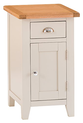 The Furniture Outlet, The Furniture Outlet Chester Grey Painted Oak 1 Door Small Cupboard