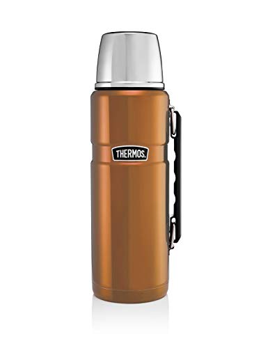 Thermos, Thermos 170287 Stainless King Flask, Copper, 1.2L