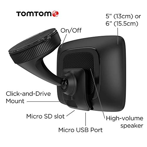 TomTom, TomTom Car Sat Nav GO Essential, 5 Inch, with Traffic Congestion and Speed Cam Alert Trial Thanks to TomTom Traffic, EU Maps, Updates
