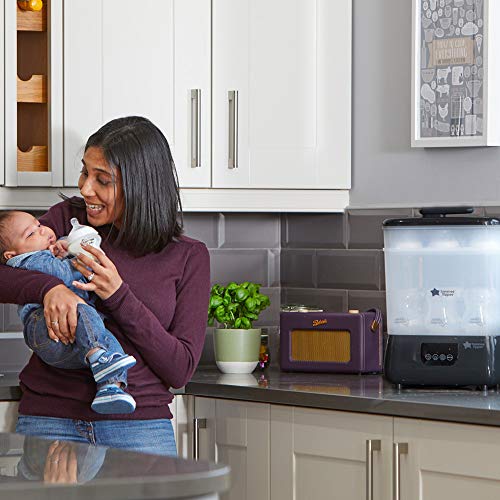 Tommee Tippee, Tommee Tippee Advanced Steri-Dry Electric Steriliser and Dryer for Baby Bottles, Kills Viruses* and 99.9% of Bacteria
