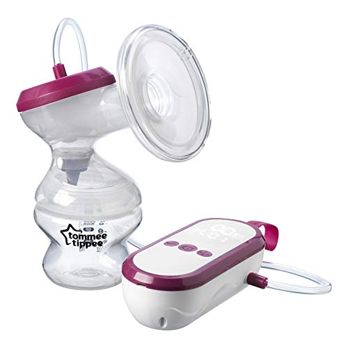 Tommee Tippee, Tommee Tippee Electric Breast Pump, Very Quiet USB Rechargeable and Portable Unit with Massage & Express Modes with Breast Like Soothers