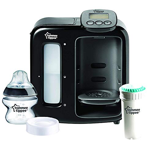 Tommee Tippee, Tommee Tippee Perfect Prep Day & Night, Baby Bottle Maker Machine with Digital Display and Adjustable Volume, Black