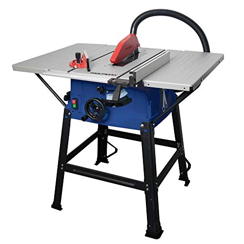 Allied UK, Tooltronix 1800W Table Saw 10" 250mm Blade Extendable Bench 5000 RPM Precision Cut