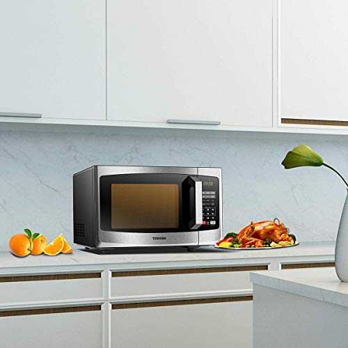 Toshiba, Toshiba 800 w 23 L Microwave Oven with Digital Display, Auto Defrost, One-Touch Express Cook, 6 Pre-Programmed Auto Cook Settings