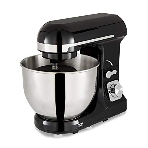 Tower, Tower T12033 3-in-1 Stand Mixer with 6 Speeds and Pulse Setting, 1000 W, Black