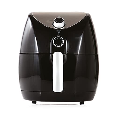Tower, Tower T17021 Family Size Air Fryer with Rapid Air Circulation, 60-Minute Timer, 4.3 Litre, 1500W, Black