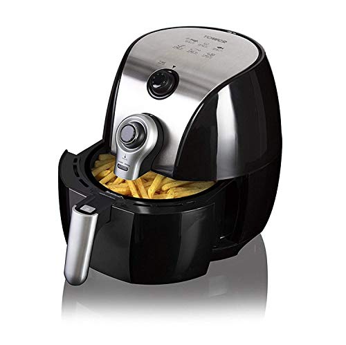 Tower, Tower T17022 Air Fryer with 30Min Manual Timer, 4.3 L, 1500 W, Black