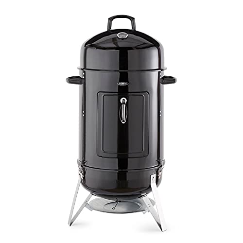 Tower, Tower T978505 Smoker Grill XL with Charcoal and Smoker, Black