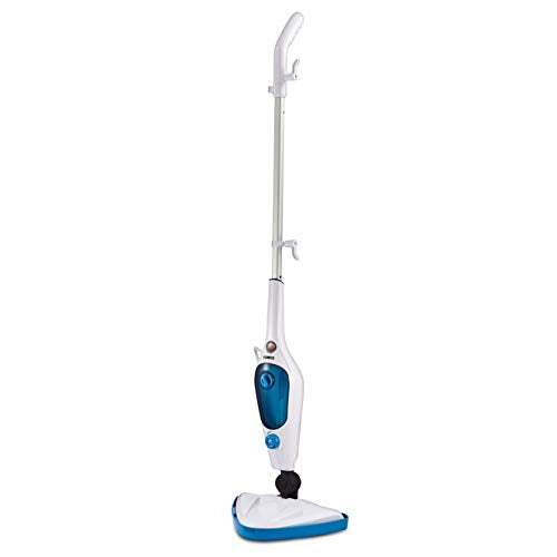 Tower, Tower TSM16 Tower Multifunction Steam Mop, Handheld Mode, Multiple Cleaning Accessories, 30 Second Heat Up, Blue, 400 ml Capacity