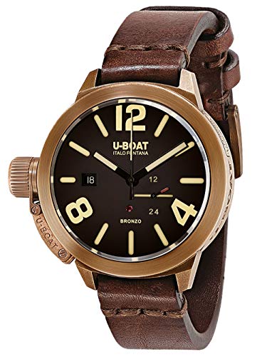 U-Boat, U-Boat Classico Automatic Watch, Bronze, Brown, 50mm, 8104