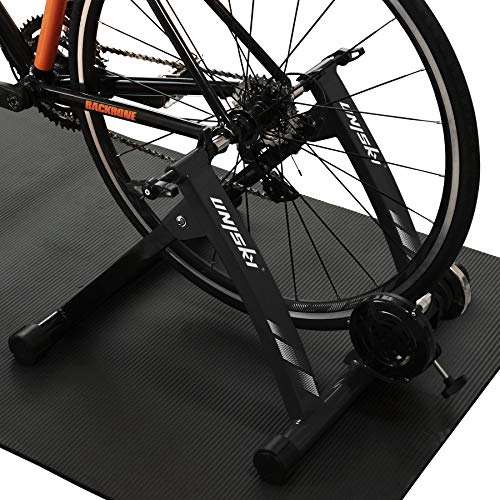 unisky, UNISKY Bike Trainer Stand Indoor Exercise Magnetic Bicycle Training Stand Quick Release Riding Stand for Mountain & Road Bike