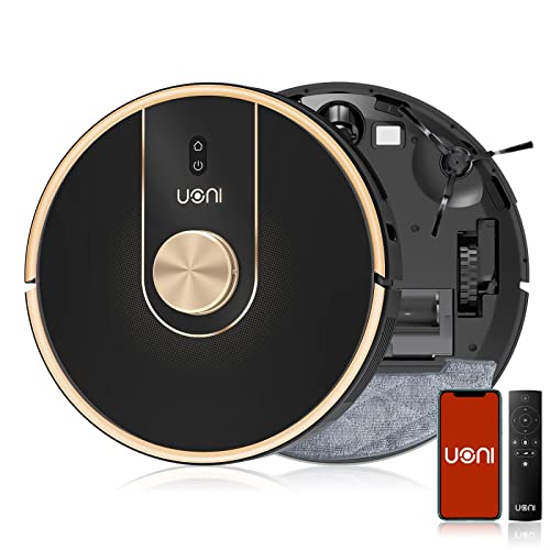 UONI, UONI Robot Vacuum Cleaner V980Plus, 2700Pa Robotic Vacuums Cleaner with Voice APP Remote Control, Self-Charging Cleaning Robot