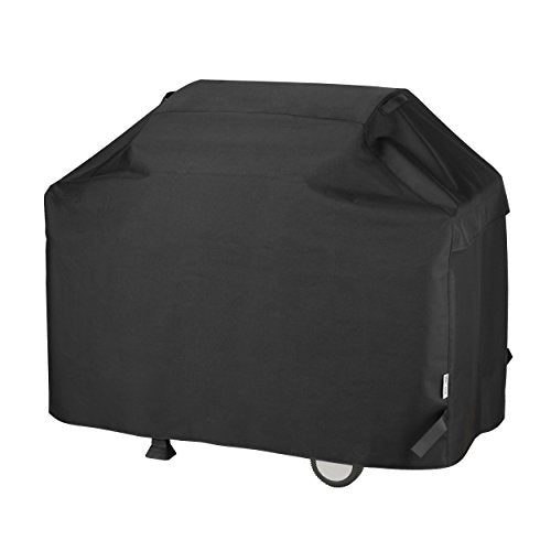 Unicook, Unicook Barbecue Cover, Heavy Duty Waterproof Outdoor BBQ Gas Grill Cover, Fade and UV Resistant Oxford Fabric, Fits Weber Char Broil Outback Barbecues and More, 152cm/60 inch Length, Black