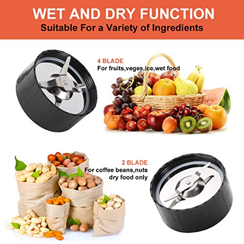Uten, Uten Blender, Multi-Functional Smoothie Maker and Mixer for Juicers Fruit Vegetable 220W Automatic Blender Ice Crusher with 22,000 RPM/Min