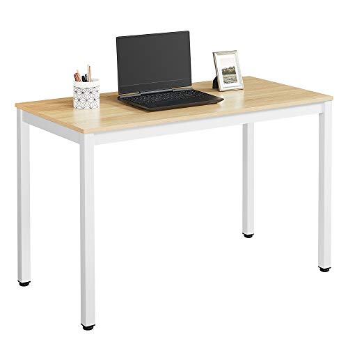 VASAGLE, VASAGLE Computer Desk, Study Table, Stable Office Desk, Large Gaming Desk, Easy Assembly, for Home and Office, with Adjustable