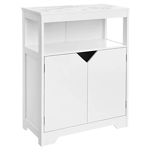 VASAGLE, VASAGLE Storage Cabinets, MDF, White, 23.6"W
