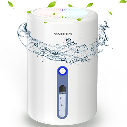 VATEEN, VATEEN Dehumidifier 1000ml Portable Small Air Dehumidifiers for Home Bathroom Bedroom Basement Kitchen Garage Wardrobe