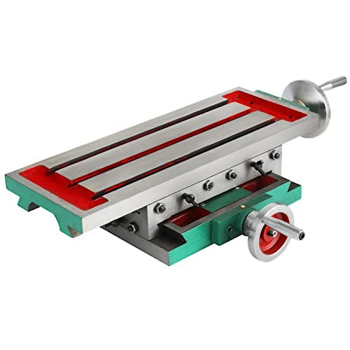 VEVOR, VEVOR Milling Table 17.7×6.7Inch Compound Slide Milling Table Multifunction Worktable Cross Milling Machine Compound