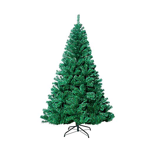 VEYLIN, VEYLIN 7ft/2.1M Christmas Tree 1600 Tips Bushy Artificial Tree with Metal Stand