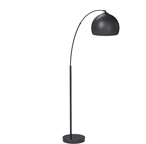 Versanora, Versanora - Arquer 170cm Modern Arc Floor Lamp Reading Light for Living Room Bedroom. Marble Base. Matte Black Finish
