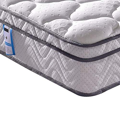 Vesgantti, Vesgantti 3FT Single Mattress, 10.3 Inch Pocket Sprung Mattress Single with Breathable Foam and Individually Wrapped Spring - Medium