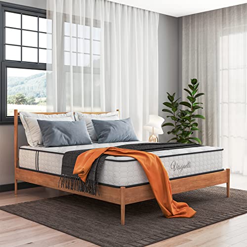 Vesgantti, Vesgantti 5FT King Size Mattress, 9.8 Inch Pocket Sprung Mattress King Size with Breathable Foam and Individually Pocket Spring - Medium