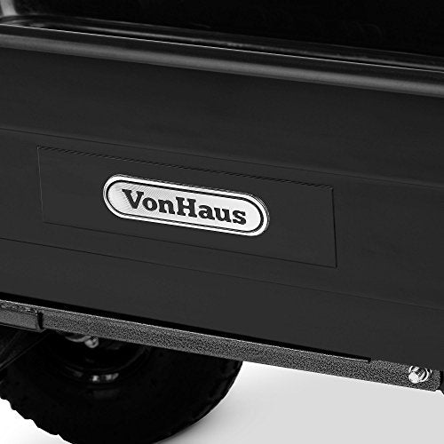 VonHaus, VonHaus 75L Garden Tipping Cart Dump Truck Wheelbarrow Trolley