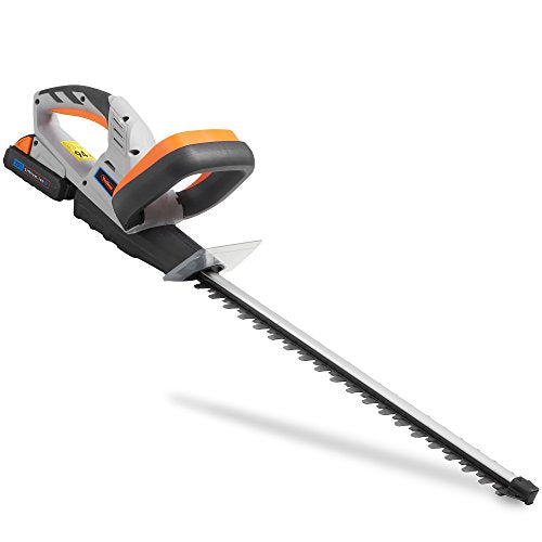 VonHaus, VonHaus Cordless Hedge Trimmer/Cutter with 20V MAX Battery, Charger & Blade Cover - Includes Dual Action Lazer Cut Blades