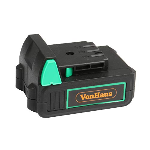 VonHaus, VonHaus F-Series Spare Battery - 12V MAX 2.0Ah Lithium Ion Battery – Interchangeable Li-ion Battery for Power Tools – Charger Not Included