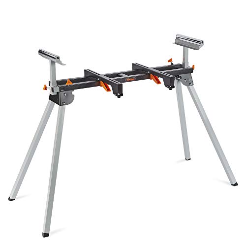 VonHaus, VonHaus Mitre Saw Stand - Universal Fit with Extending Support Arms & Quick Release Clamps