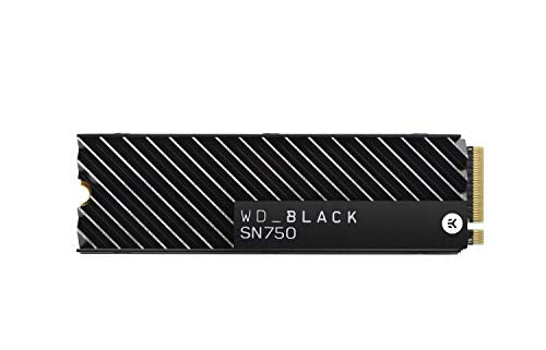 Western Digital, WD_BLACK SN750 1TB High-Performance NVMe Internal Gaming SSD, with Heatsink