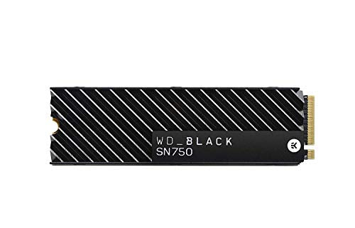 Western Digital, WD_BLACK SN750 500GB High-Performance NVMe Internal Gaming SSD, with Heatsink