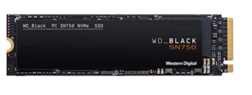 Western Digital, WD_BLACK SN750 500GB High-Performance NVMe Internal Gaming SSD