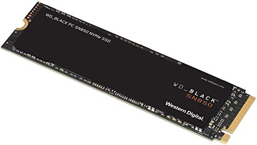 Western Digital, WD_BLACK SN850 1TB NVMe Internal Gaming SSD; PCIe Gen4 Technology, up to 7000 MB/s read speeds, M.2 2280