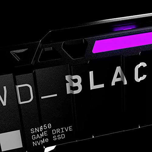 Western Digital, WD_BLACK SN850 2TB NVMe Internal Gaming SSD; PCIe Gen4 Technology, up to 7000 MB/s read speeds, M.2 2280, with Heatsink