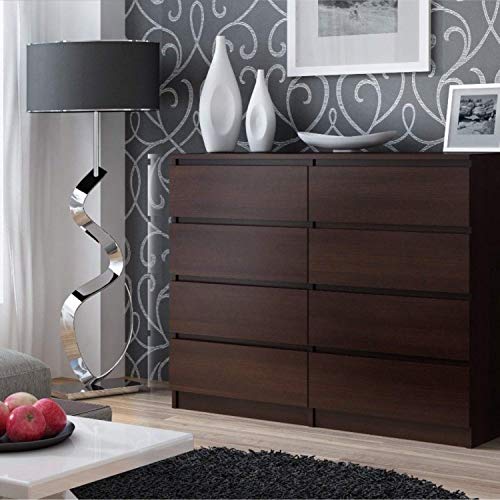 WHATSIZE ENTERPRISE, WHATSIZE ENTERPRISE – Moderna – Chest of Drawers – 4 Drawer Cabinet, Wenge