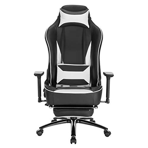 WOLTU, WOLTU Gaming Chair Racing Chair Office Chair Ergonomic Desk Chair with Pillow and Lumbar Cushion with Rocker Function
