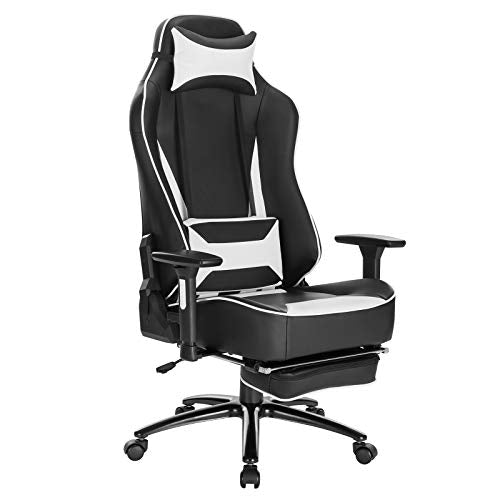 WOLTU, WOLTU Gaming Chair Racing Chair Office Chair Ergonomic Desk Chair with Pillow and Lumbar Cushion with Rocker Function